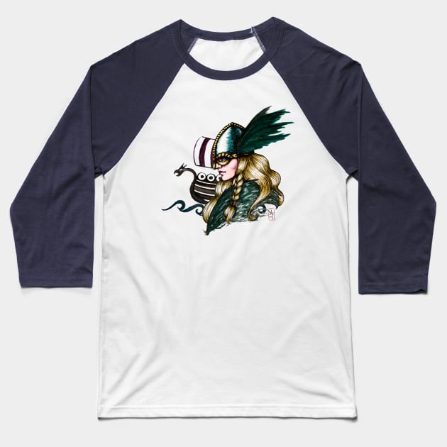 Valkyria Baseball T-Shirt by Aranya